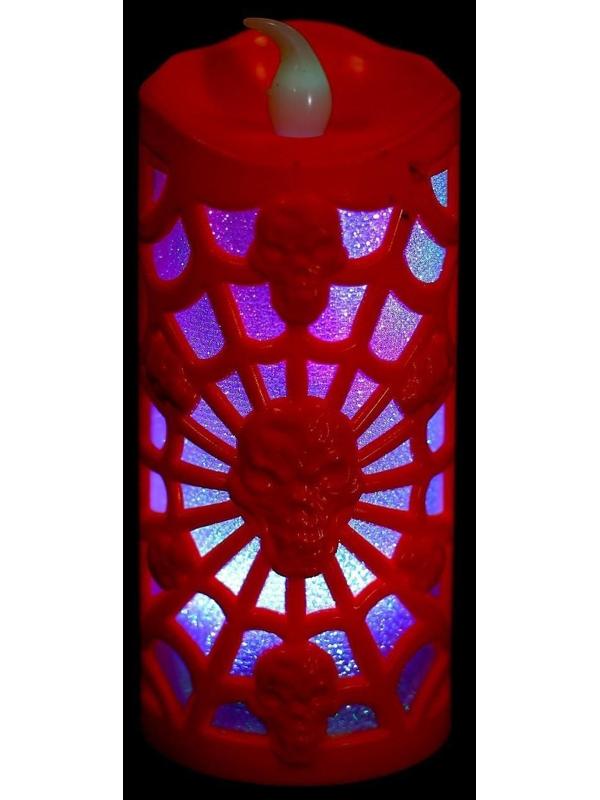 Свеча светодиодная «Паутина», цвета МИКС