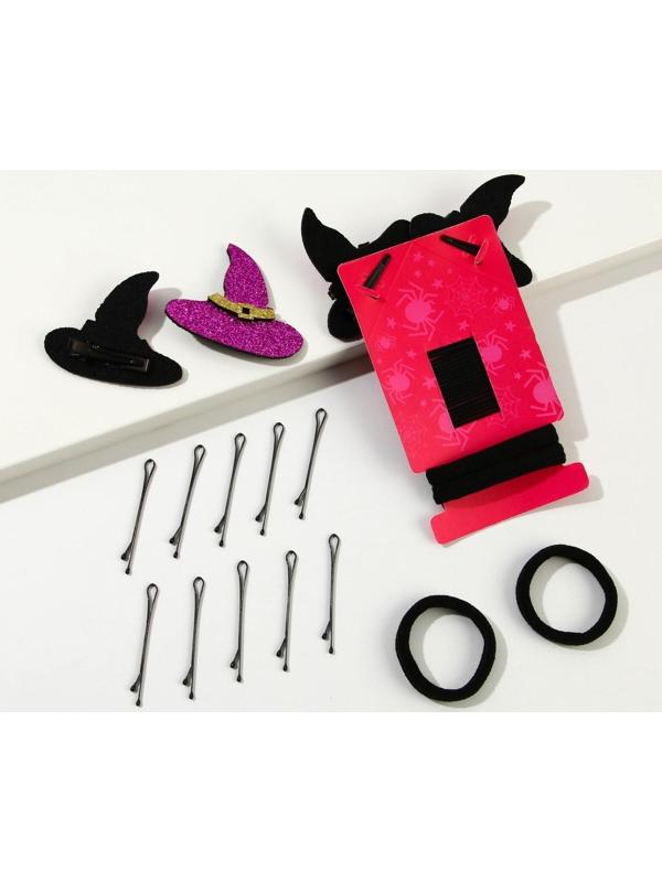 Набор аксессуаров для волос «Ведьмочка», 18 предметов