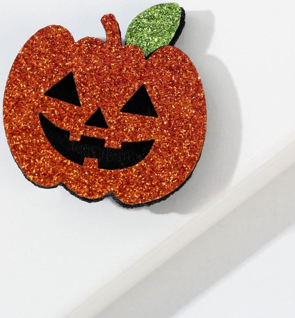 Резинки для волос и заколка «Happy Halloween party», набор 3 предмета, d = 4 см