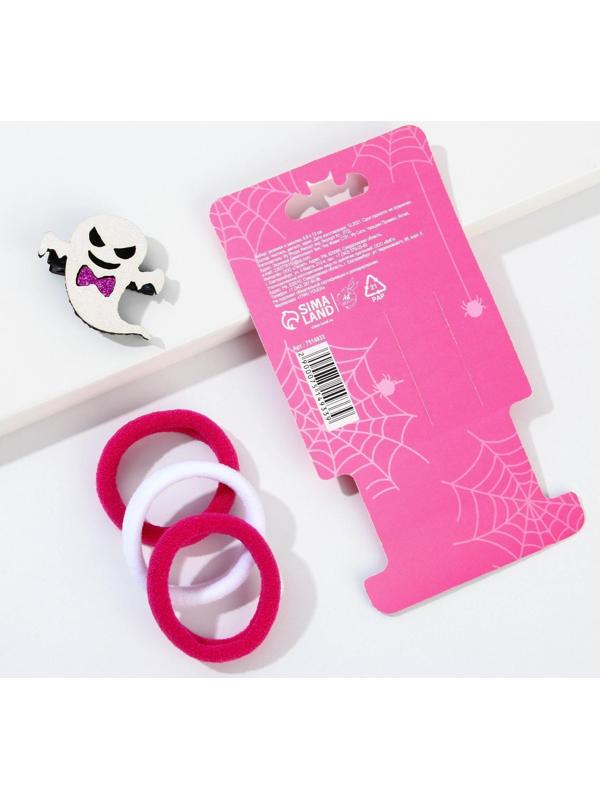 Резинки для волос и заколка «Поражай своей красотой», набор 3 предмета, d = 4 см