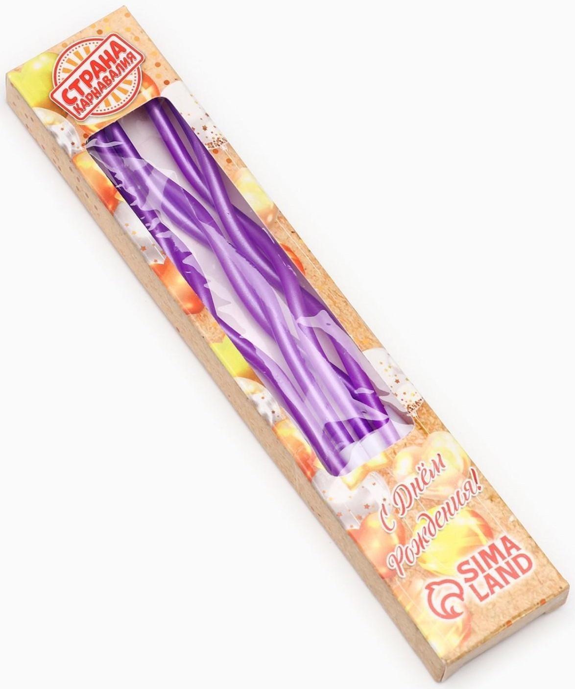 Свечи для торта витые 