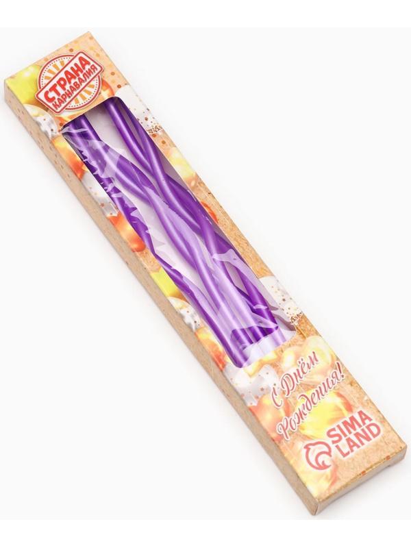 Свечи для торта витые 