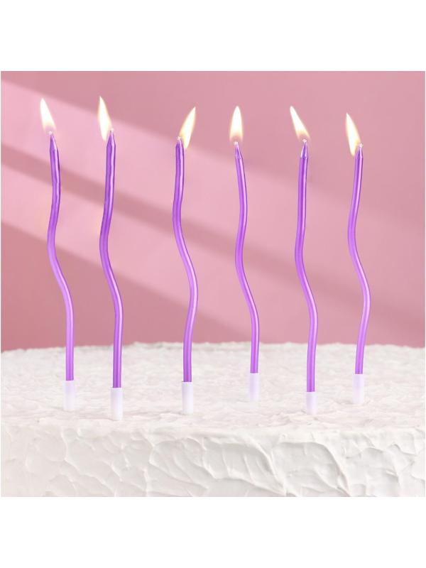 Свечи для торта витые 