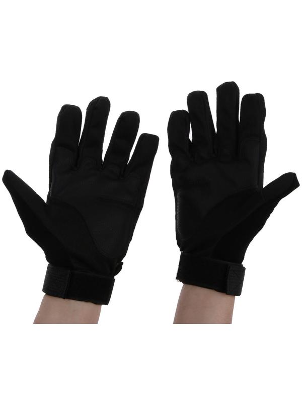 Перчатки мотоциклетные с защитными вставками, размер М, черный