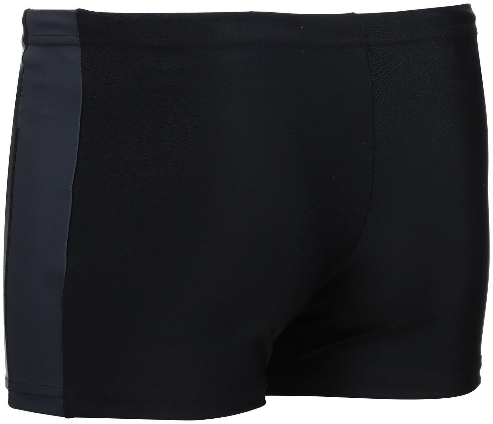 Плавки для плавания, р. 48, чёрный/серый