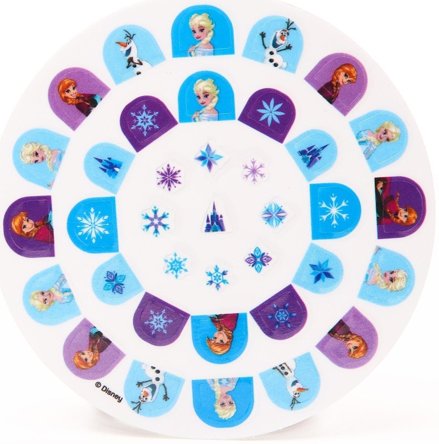 Маникюрный набор. Наклейки для ногтей, Холодное сердце