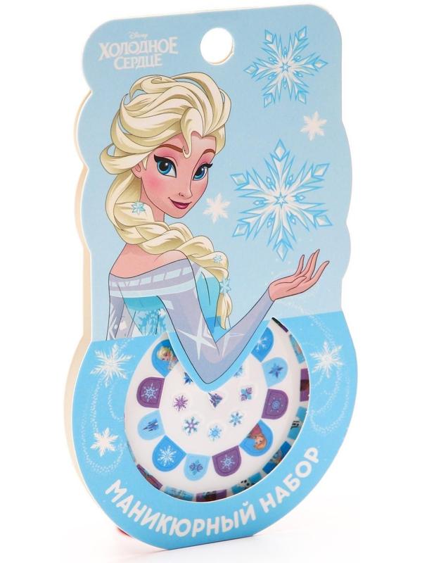 Маникюрный набор. Наклейки для ногтей, Холодное сердце