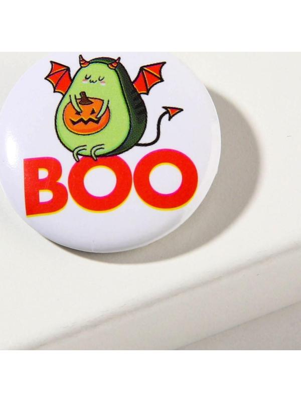 Резинка для волос и значок «Boo», набор
