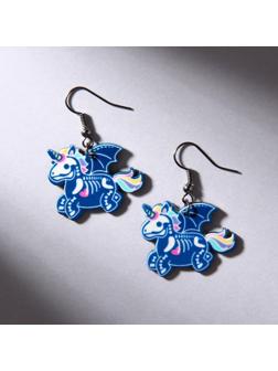 Серьги на крючках «Хороша чертовка» 7 х 9 см