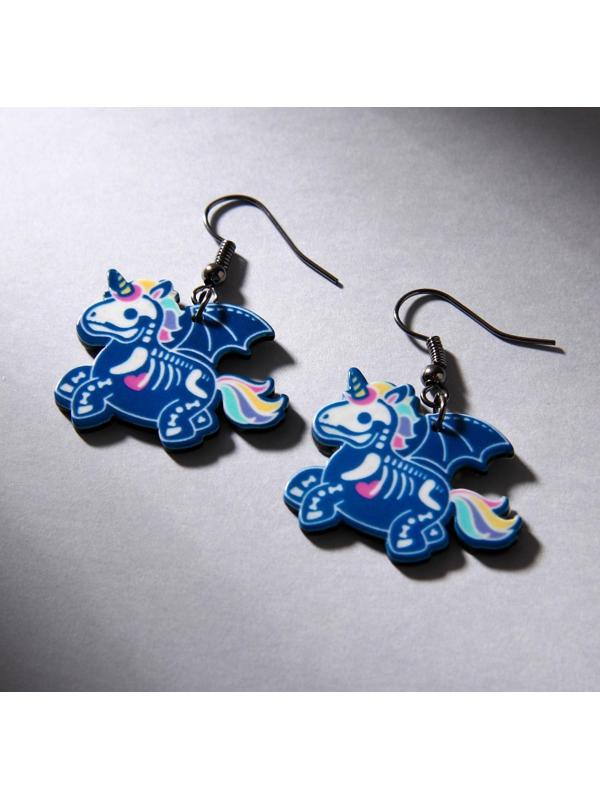 Серьги на крючках «Хороша чертовка» 7 х 9 см