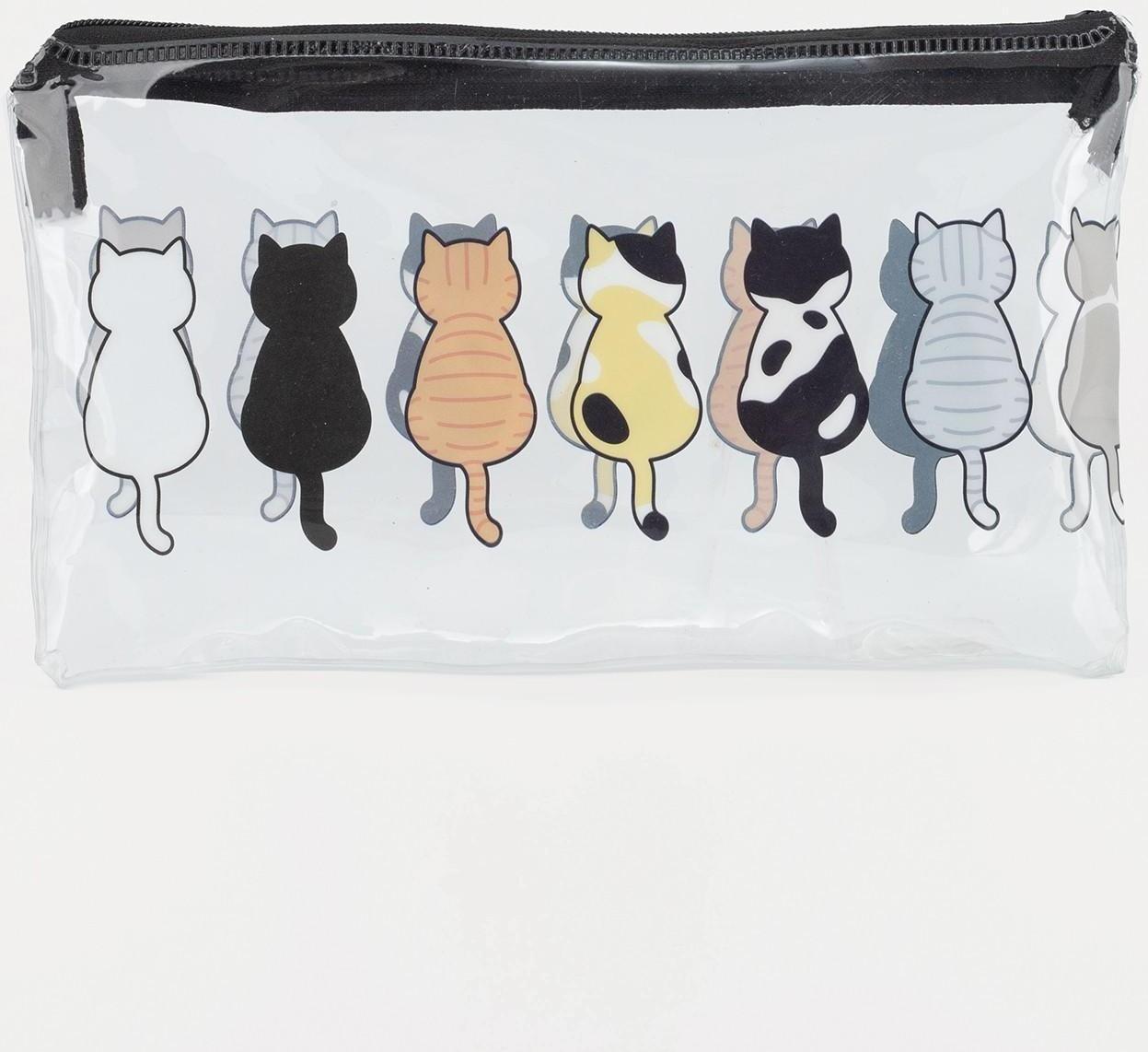 Косметичка на молнии, цвет прозрачный