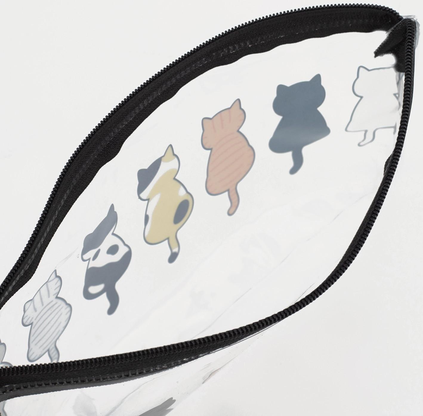 Косметичка на молнии, цвет прозрачный