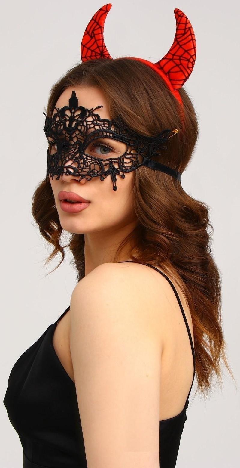 Карнавальный набор «Истинное зло» (ободок+маска)