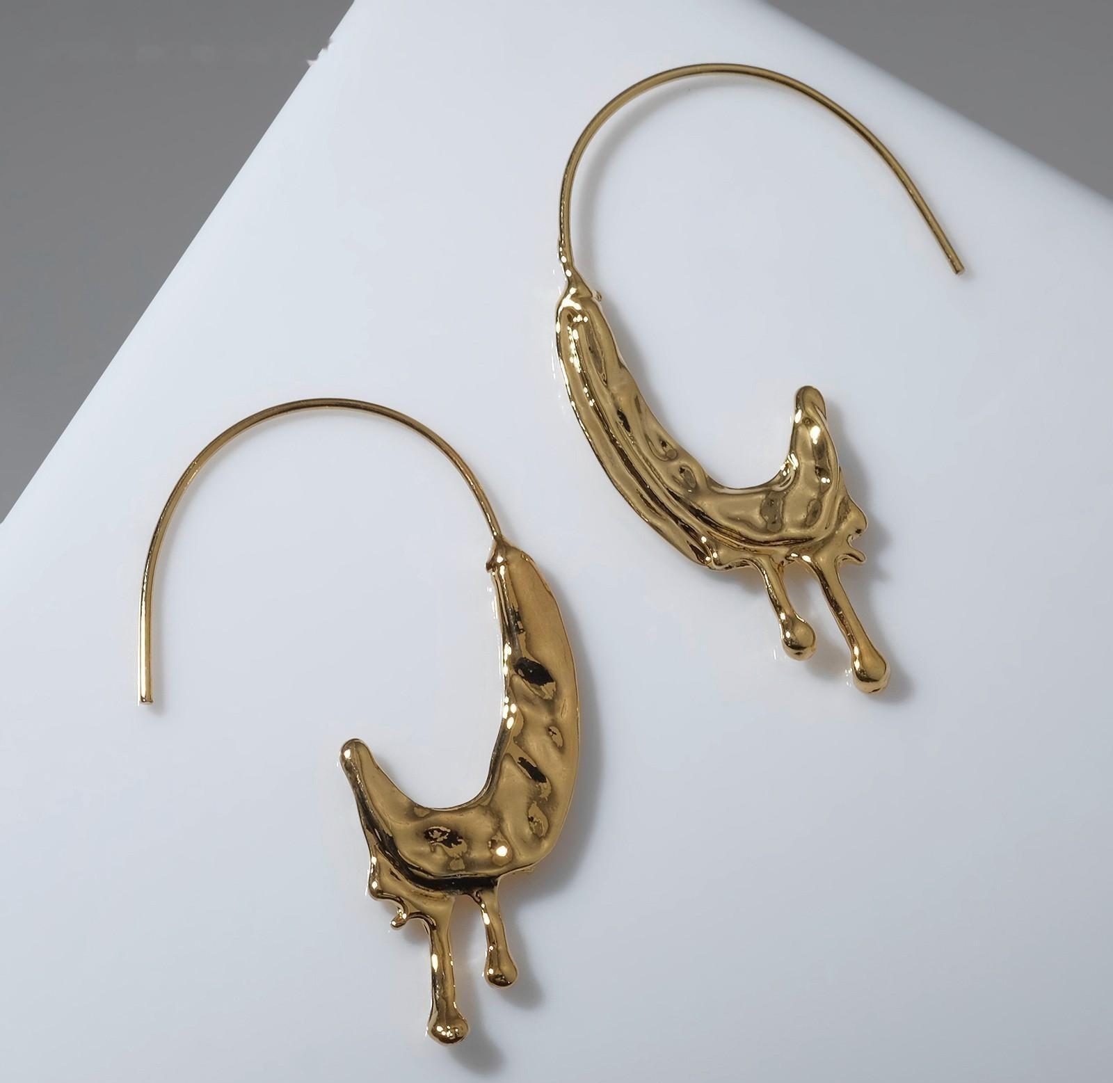 Серьги металл 