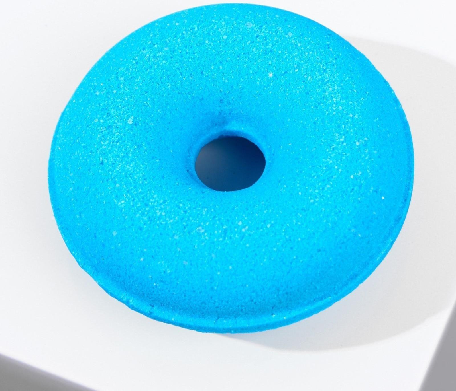 Бурлящий пончик «МЯУздец как расслабляет», аромат черники, 110 г