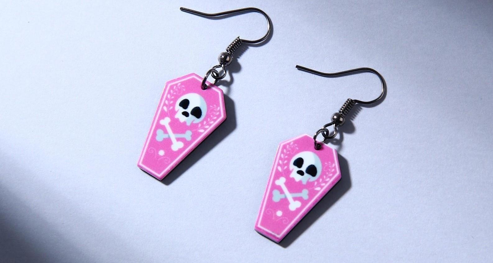 Серьги и подвеска «Happy halloween», набор 3 предмета