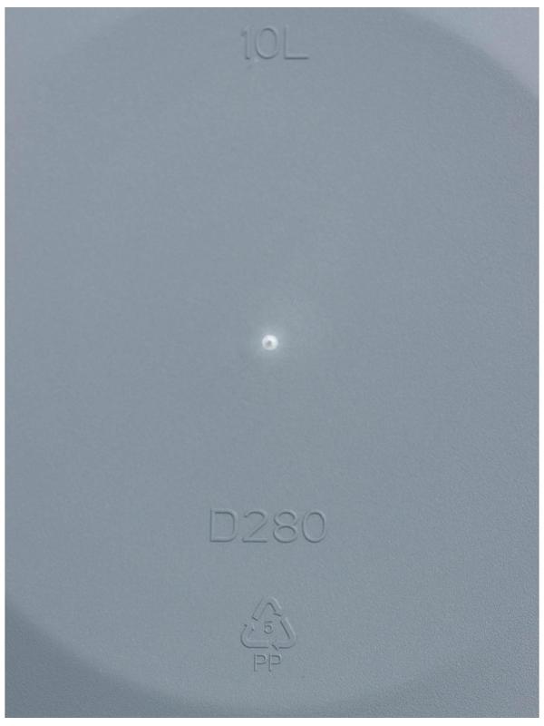 Кашпо для цветов со вставкой Tarragon, 10 л, d=28 см, h=26,2 см, цвет серый