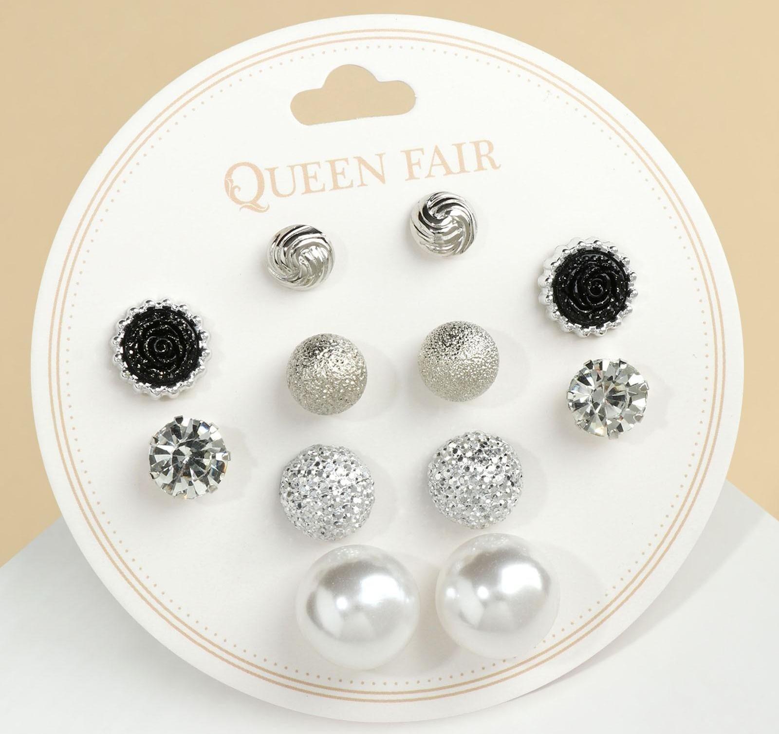 Пусеты 6 пар 