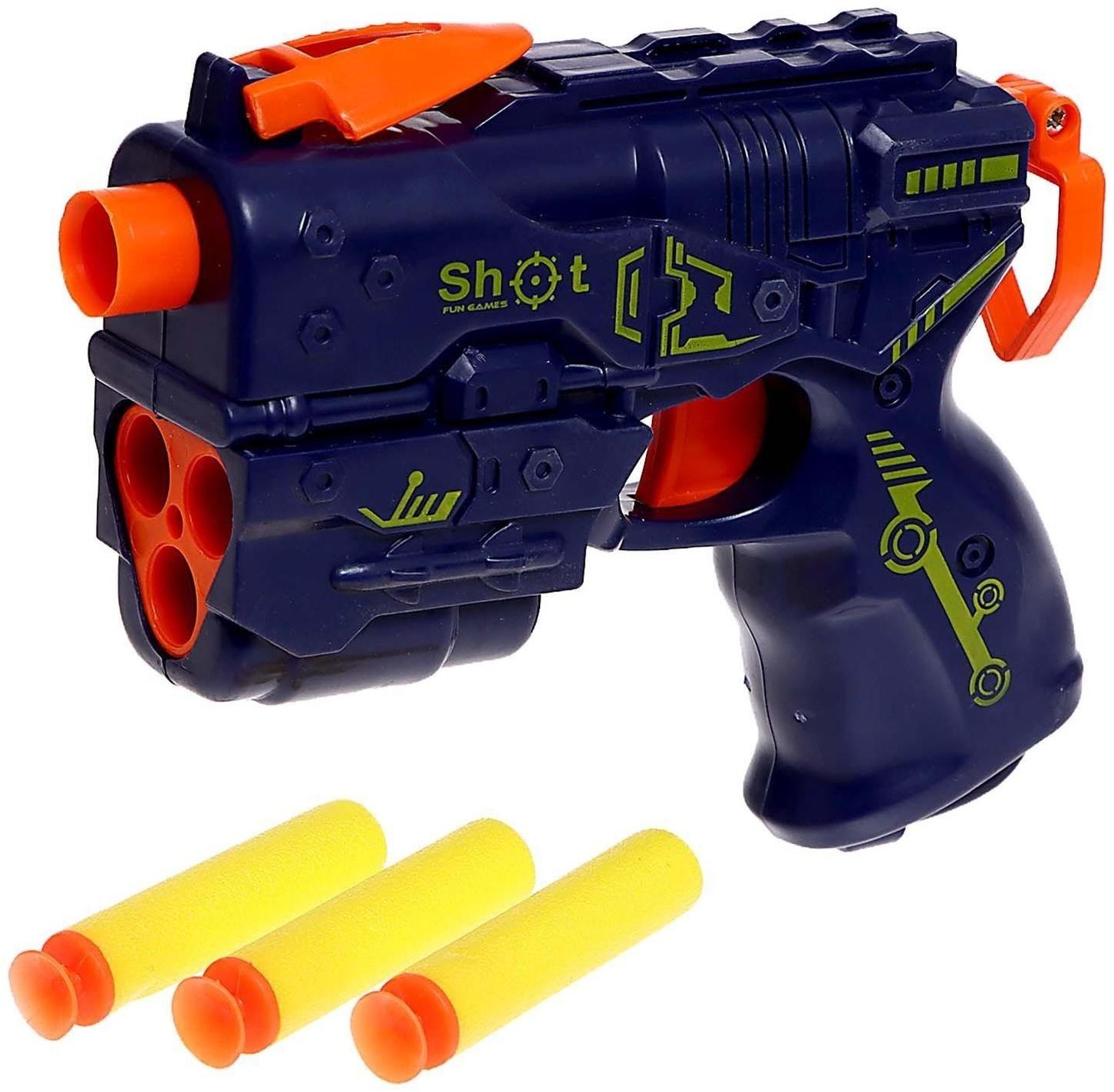 Бластер «Монстр», стреляет мягкими пулями, МИКС