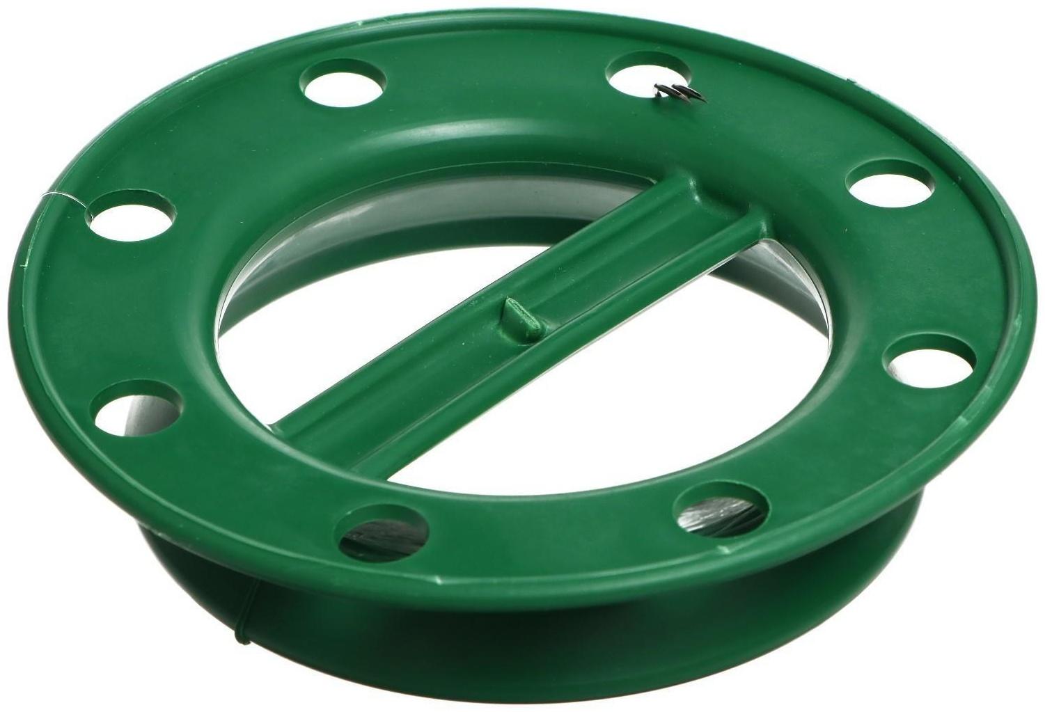 Комплект донка оснащенная, круглая, с грузом, леской, крючок 2 шт., 50 м, 73 г