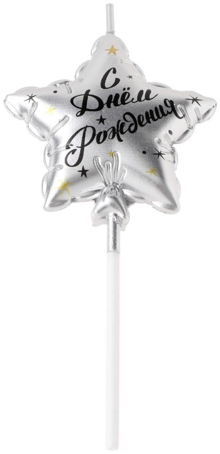 Свеча в торт на шпажке 