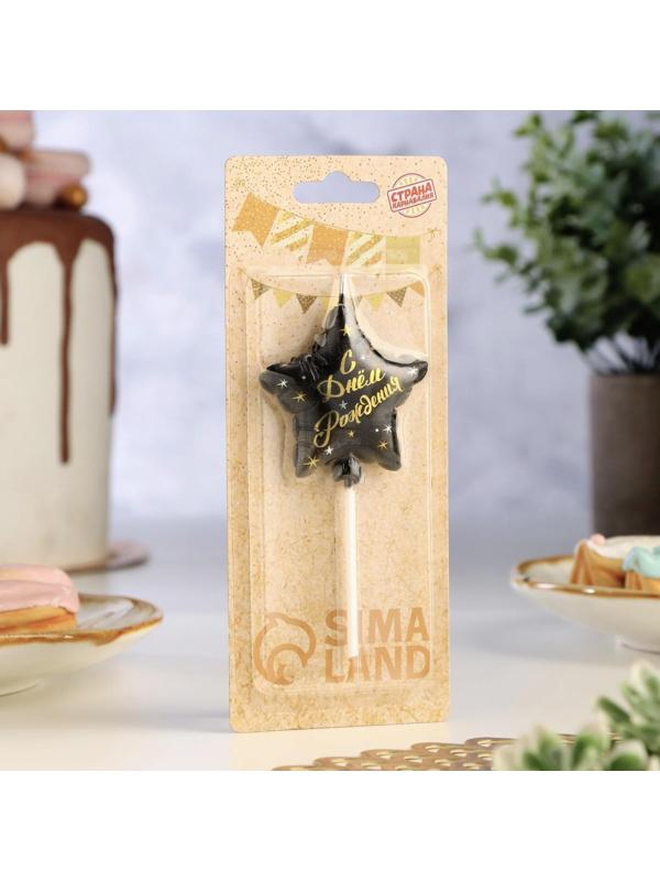 Свеча в торт на шпажке 