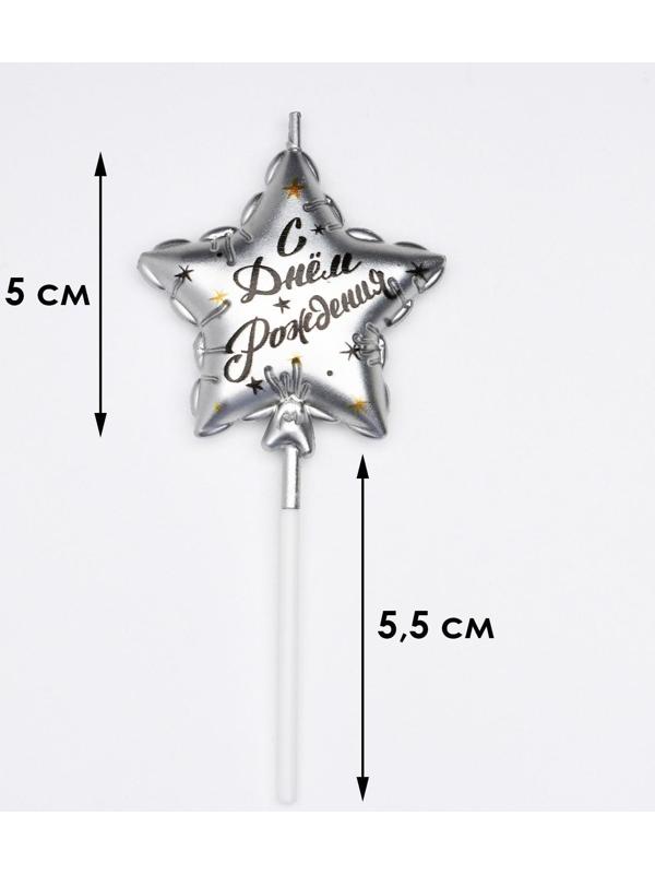 Свеча в торт на шпажке 