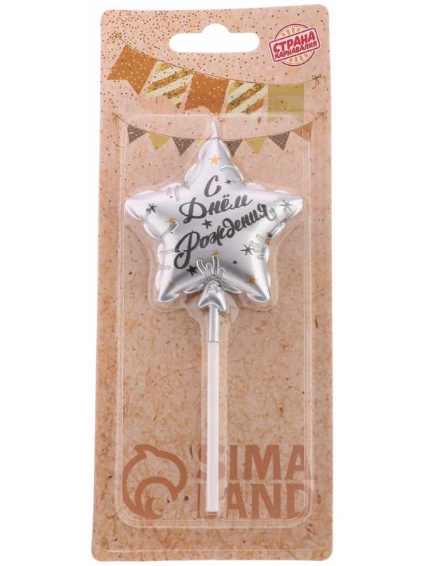 Свеча в торт на шпажке 