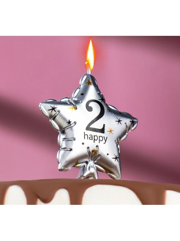 Свеча в торт на шпажке 