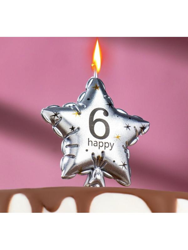 Свеча в торт на шпажке 