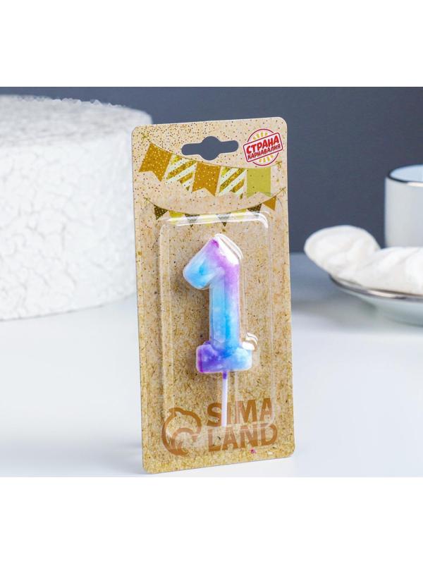 Свеча в торт на шпажке 