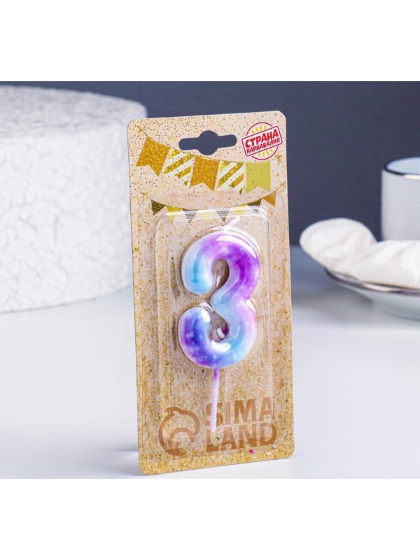 Свеча в торт на шпажке 