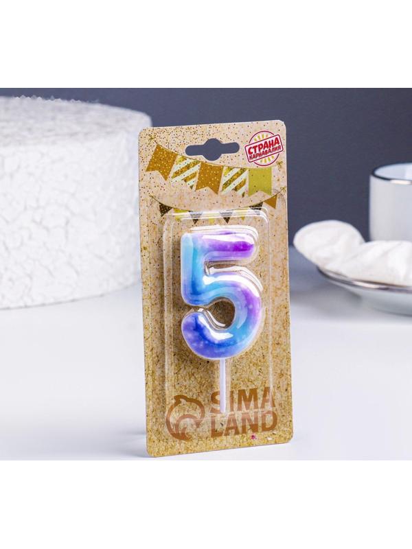 Свеча в торт на шпажке 