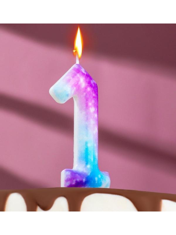 Свеча в торт на шпажке 