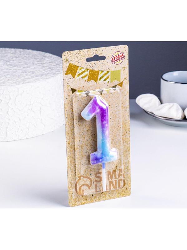 Свеча в торт на шпажке 