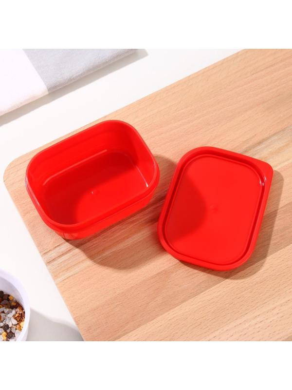 Ланч-бокс «Живи со вкусом», прямоугольный, 150 мл