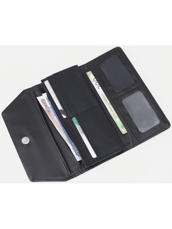 Кошелёк на магните, цвет коричневый