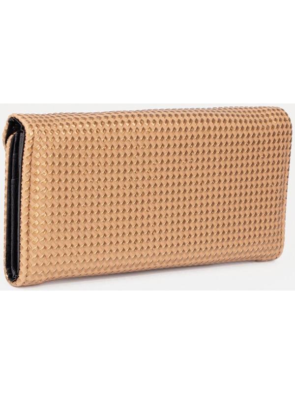 Кошелёк на магните, цвет коричневый