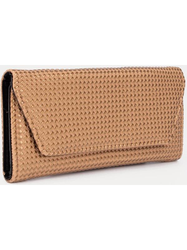 Кошелёк на магните, цвет коричневый