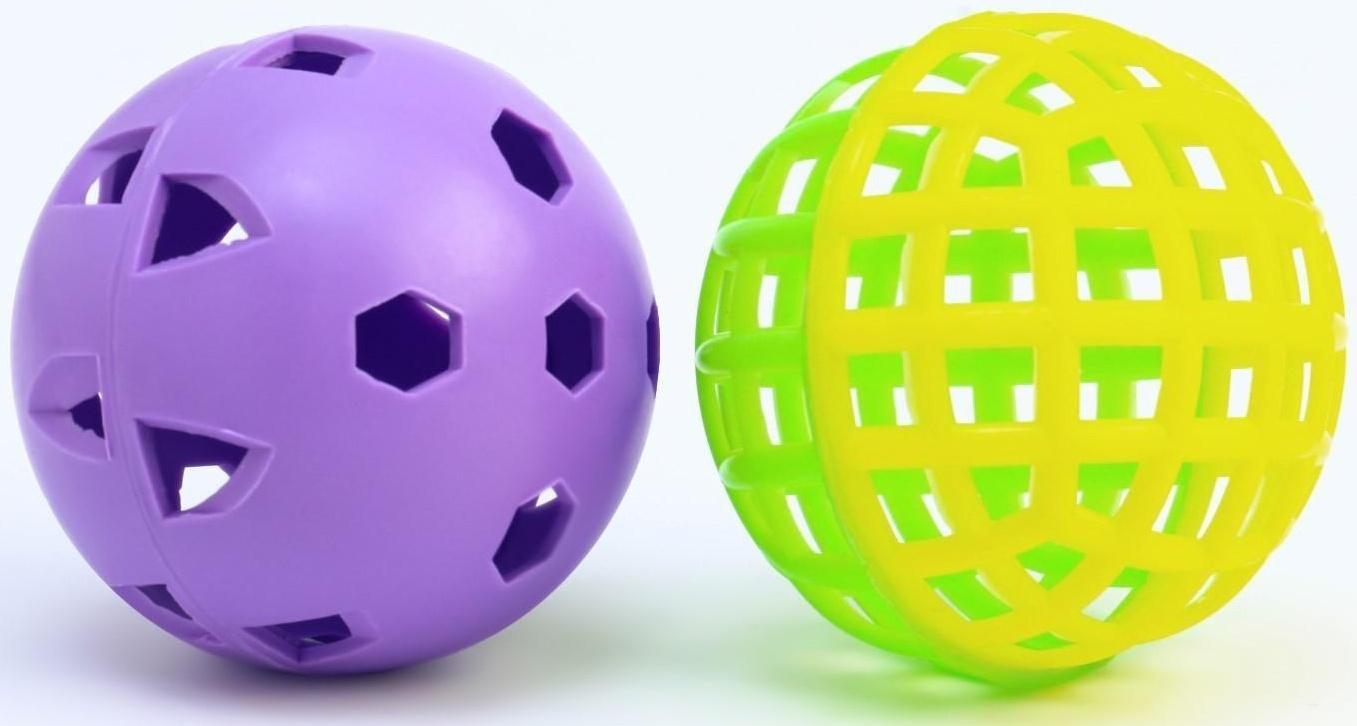 Набор мячей для бадминтона, 2 шт, стандартный + утяжеленный