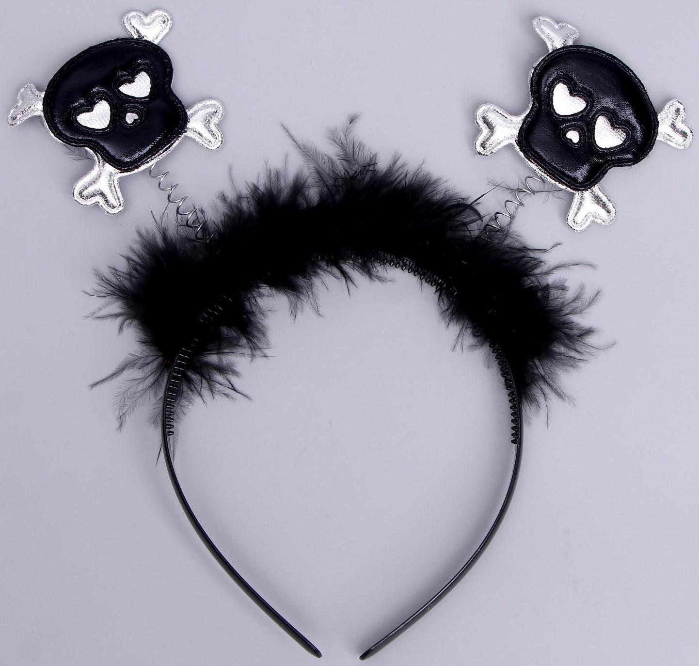 Карнавальный ободок «Череп»