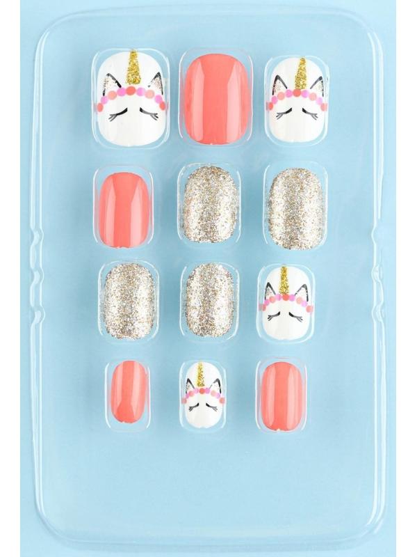 Детские накладные ногти «Сияй ярче звёзд», 12 шт