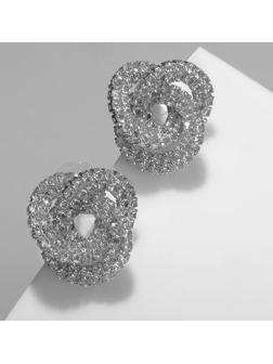 Серьги со стразами 