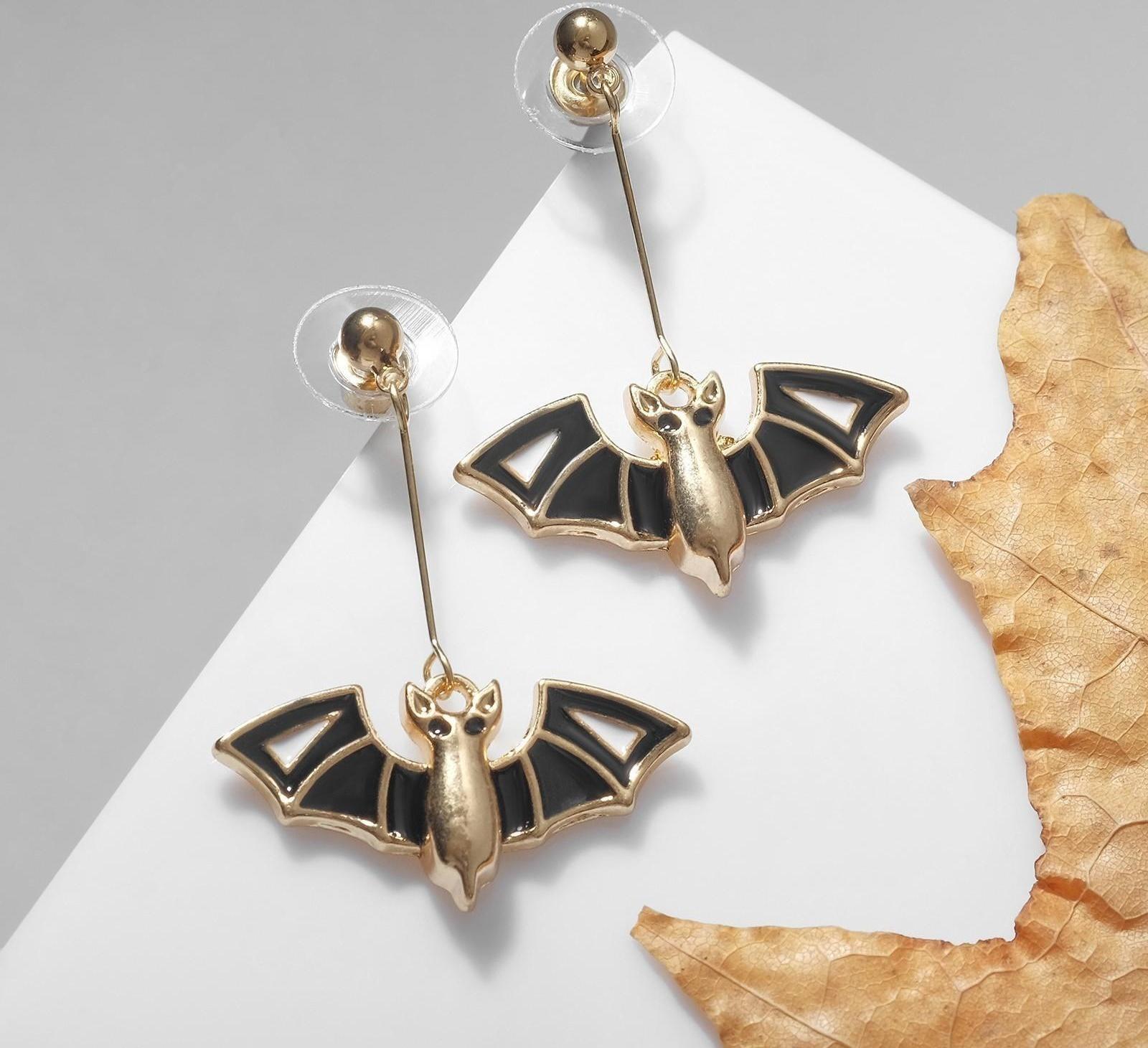 Серьги эмаль 