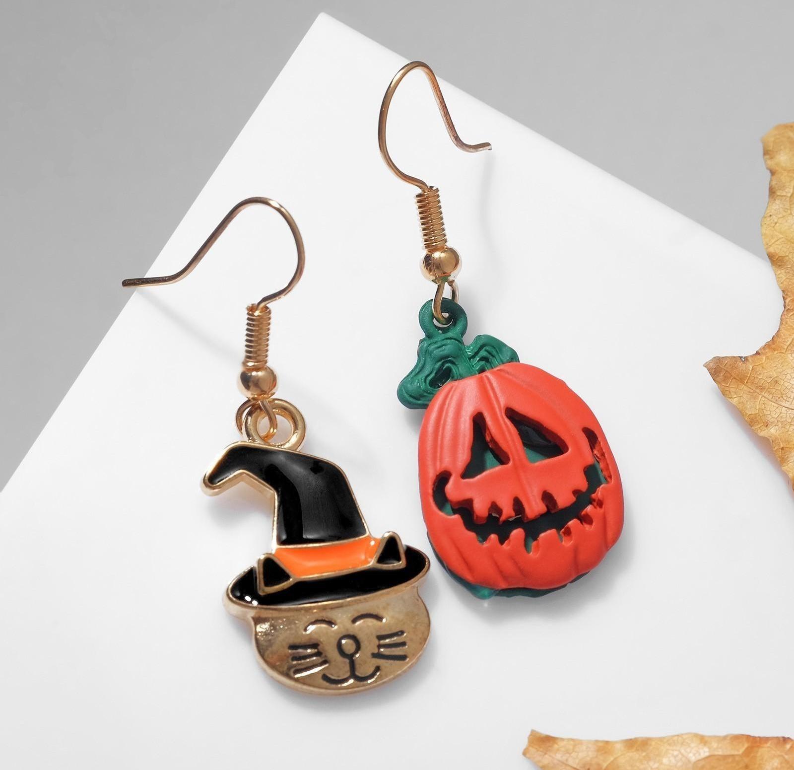 Серьги эмаль 