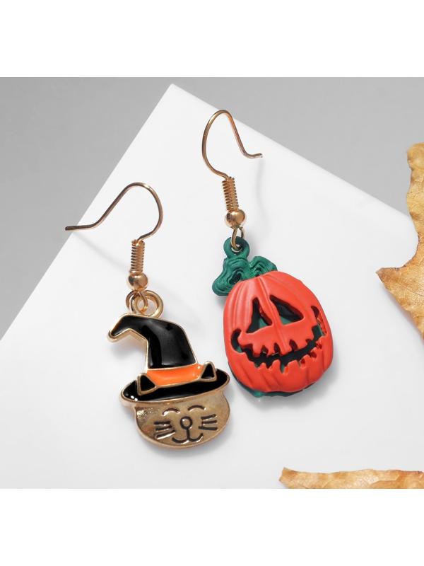 Серьги эмаль 