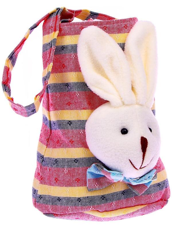 Сумка «Зайка», 20 × 16 см, цвета МИКС