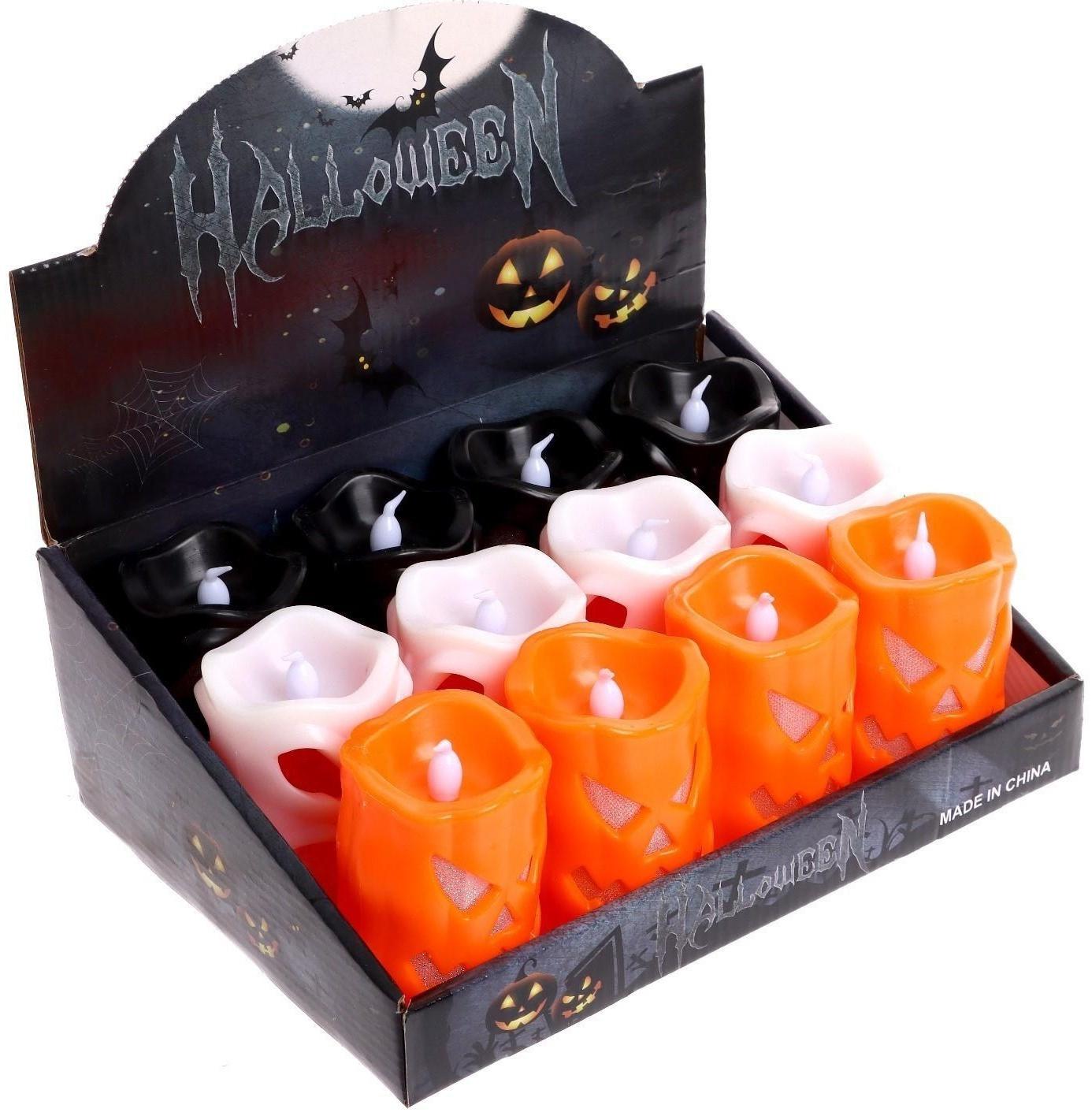 Свеча светодиодная «Хэллоуин», виды МИКС