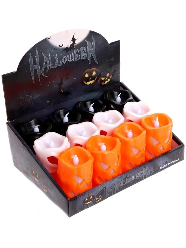 Свеча светодиодная «Хэллоуин», виды МИКС