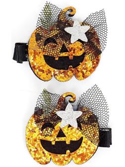 Карнавальный зажим «Тыква» набор 2 штуки